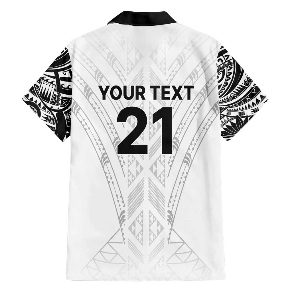 New Zealand Koru Fern Custom Family Matching Off The Shoulder Long Sleeve Dress and Hawaiian Shirt Simple Taniko Motif