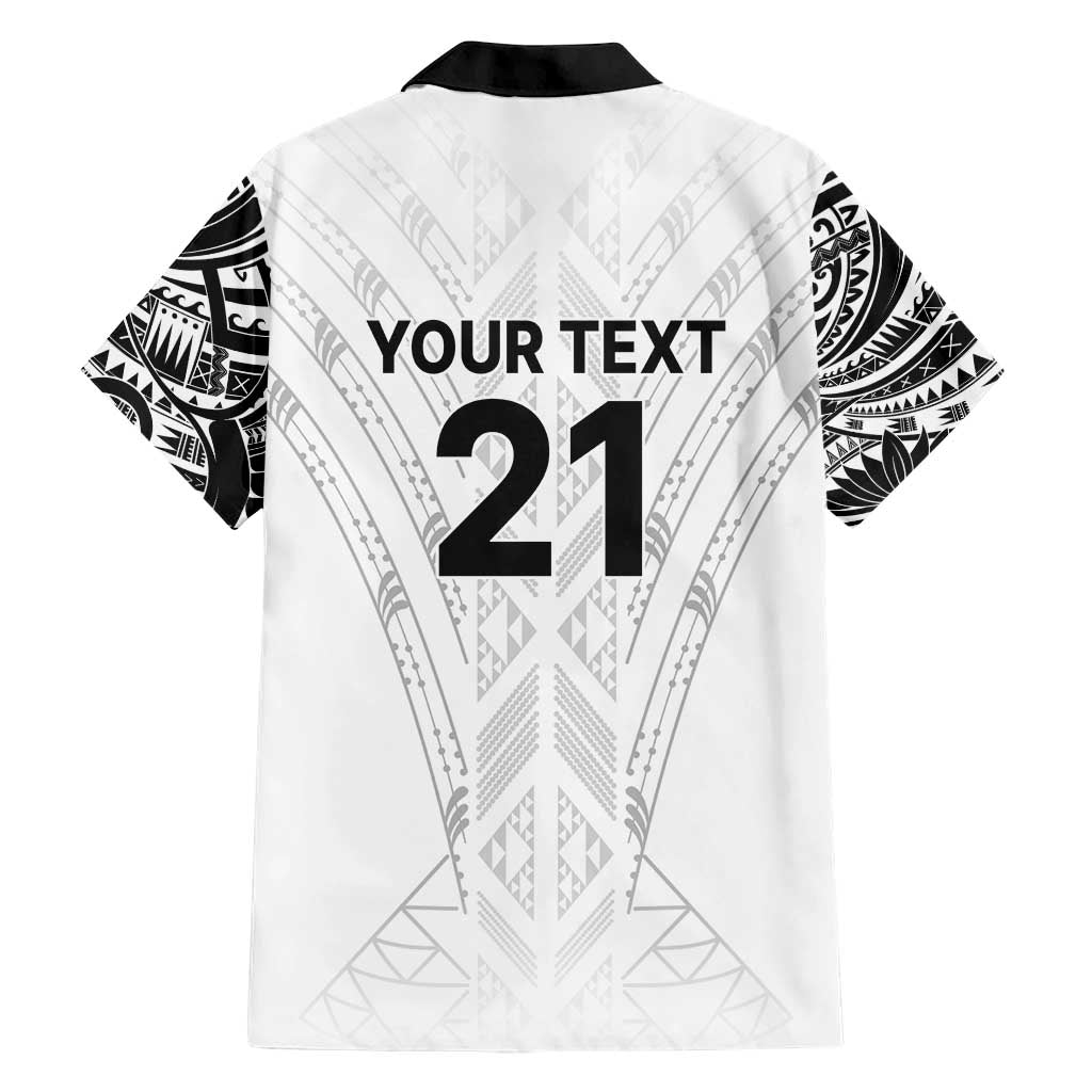 New Zealand Koru Fern Custom Family Matching Short Sleeve Bodycon Dress and Hawaiian Shirt Simple Taniko Motif