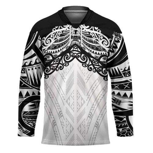 New Zealand Koru Fern Custom Hockey Jersey Simple Taniko Motif - Aussie Hoodie
