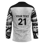 New Zealand Koru Fern Custom Hockey Jersey Simple Taniko Motif - Aussie Hoodie