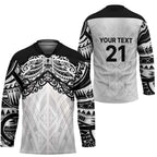 New Zealand Koru Fern Custom Hockey Jersey Simple Taniko Motif - Aussie Hoodie