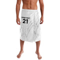 New Zealand Koru Fern Custom Lavalava Simple Taniko Motif