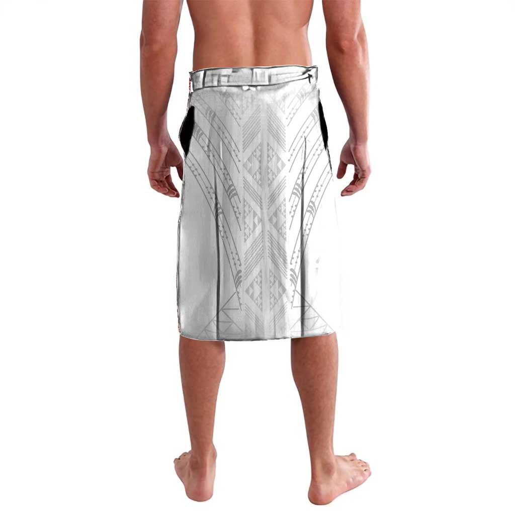 New Zealand Koru Fern Custom Lavalava Simple Taniko Motif