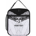 New Zealand Koru Fern Custom Lunch Bag Simple Taniko Motif