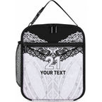 New Zealand Koru Fern Custom Lunch Bag Simple Taniko Motif