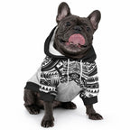 New Zealand Koru Fern Custom Pet Hoodie Simple Taniko Motif