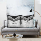 New Zealand Koru Fern Custom Pillow Cover Simple Taniko Motif - Aussie Hoodie