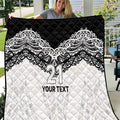 New Zealand Koru Fern Custom Quilt Simple Taniko Motif