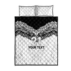 New Zealand Koru Fern Custom Quilt Bed Set Simple Taniko Motif