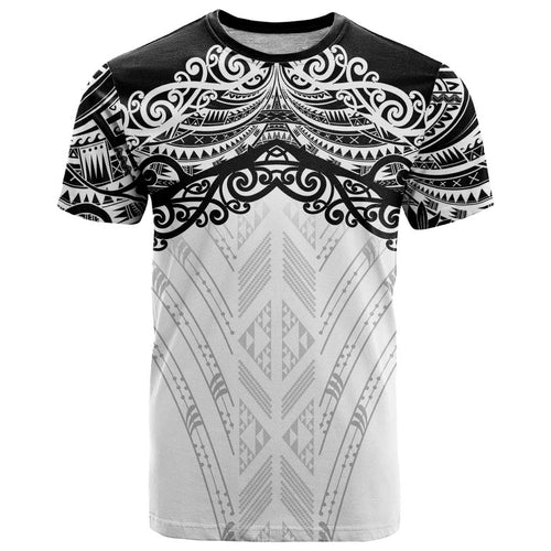 New Zealand Koru Fern Custom T Shirt Simple Taniko Motif