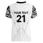 New Zealand Koru Fern Custom Women V-Neck T-Shirt Simple Taniko Motif