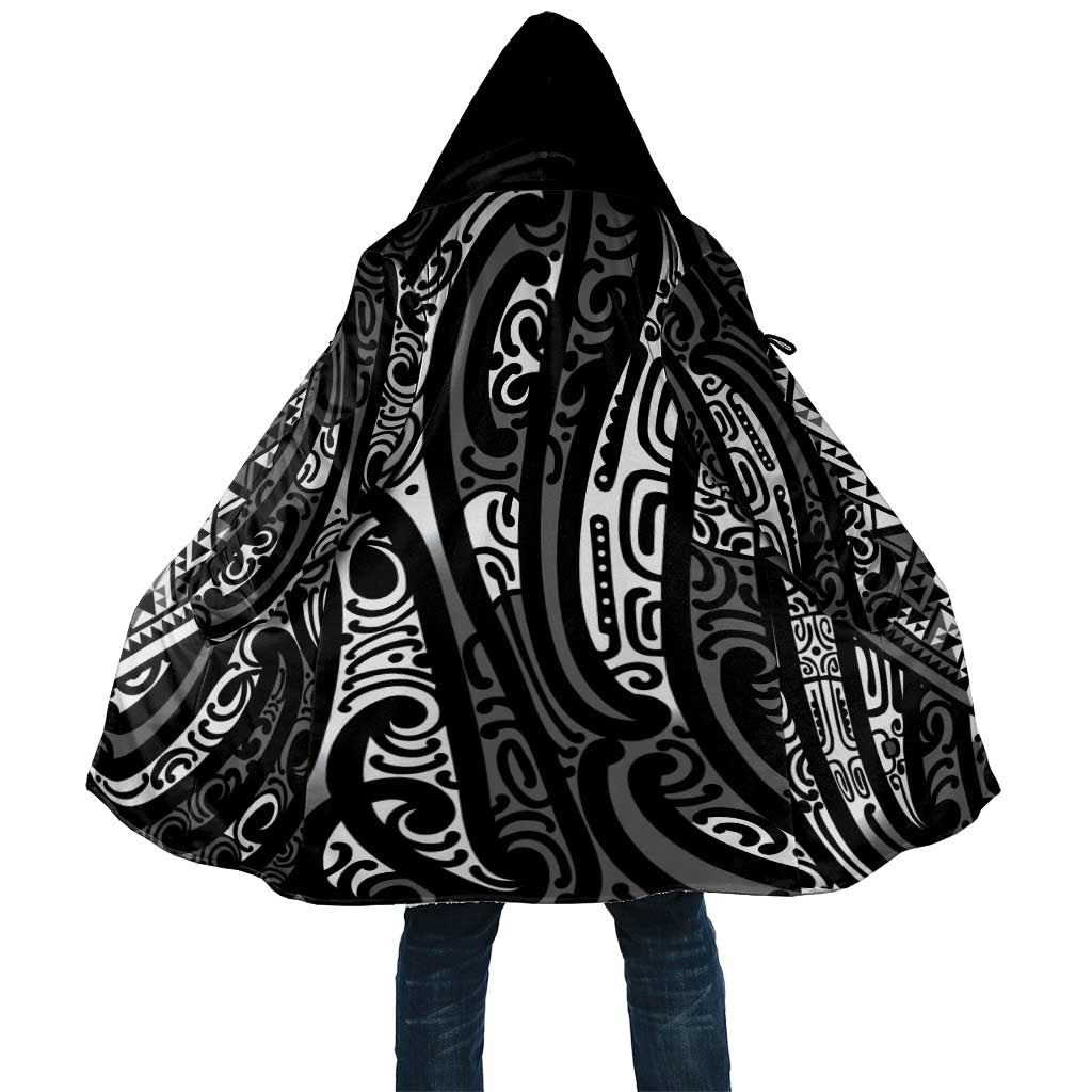 New Zealand Maori Taniko Cloak Black Kowhaiwhai Puhoro - Aussie Hoodie