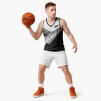 New Zealand Silver Fern Basketball Jersey Maori Koru Mixed Taniko Pattern - Aussie Hoodie