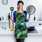 Tui Bird Koru Silver Fern Aotearoa Apron