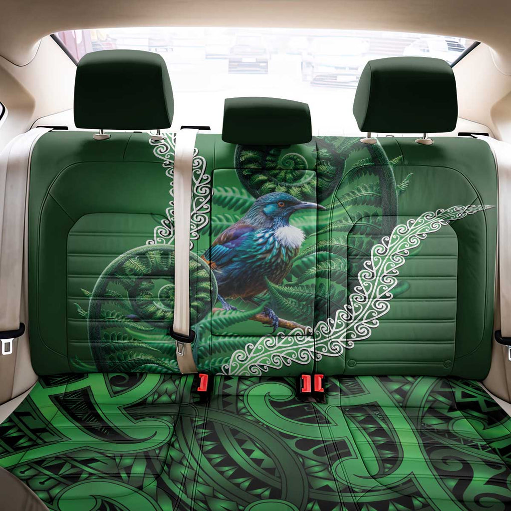 Tui Bird Koru Silver Fern Aotearoa Back Car Seat Cover