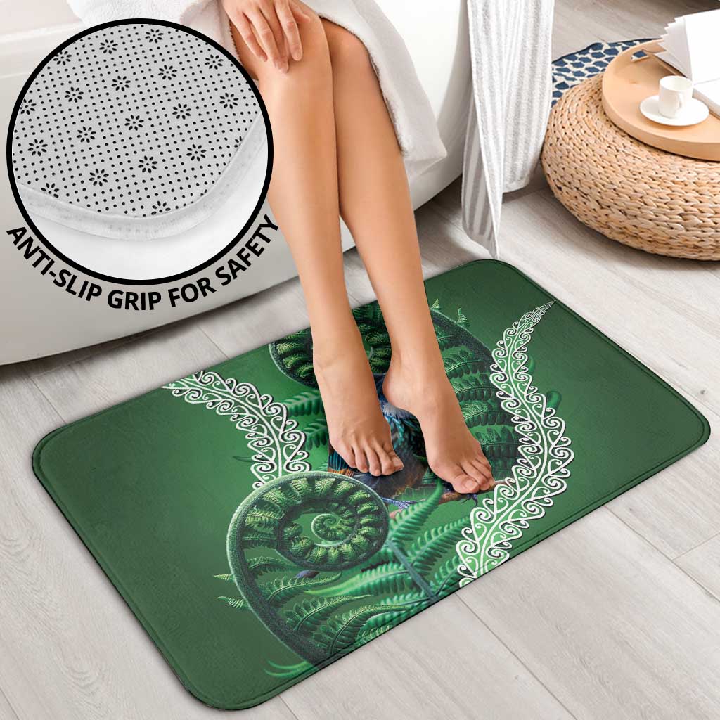 Tui Bird Koru Silver Fern Aotearoa Bathroom Set