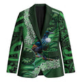 Tui Bird Koru Silver Fern Aotearoa Blazer