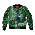 Tui Bird Koru Silver Fern Aotearoa Bomber Jacket