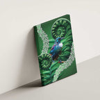 Tui Bird Koru Silver Fern Aotearoa Canvas Wall Art