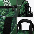 Tui Bird Koru Silver Fern Aotearoa Duffle Bag