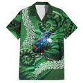 Tui Bird Koru Silver Fern Aotearoa Hawaiian Shirt