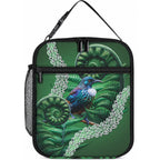Tui Bird Koru Silver Fern Aotearoa Lunch Bag