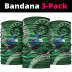Tui Bird Koru Silver Fern Aotearoa Neck Gaiter