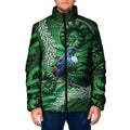 Tui Bird Koru Silver Fern Aotearoa Padded Jacket