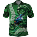 Tui Bird Koru Silver Fern Aotearoa Polo Shirt