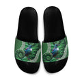 Tui Bird Koru Silver Fern Aotearoa Slide Sandals
