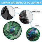Tui Bird Koru Silver Fern Aotearoa Spare Tire Cover