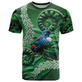 Tui Bird Koru Silver Fern Aotearoa T Shirt