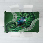 Tui Bird Koru Silver Fern Aotearoa Tablecloth