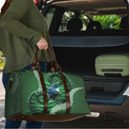 Tui Bird Koru Silver Fern Aotearoa Travel Bag