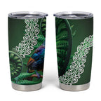 Tui Bird Koru Silver Fern Aotearoa Tumbler Cup