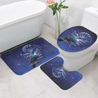 Tui Bird Matariki Galaxy Bathroom Set Koru Silver Fern Aotearoa