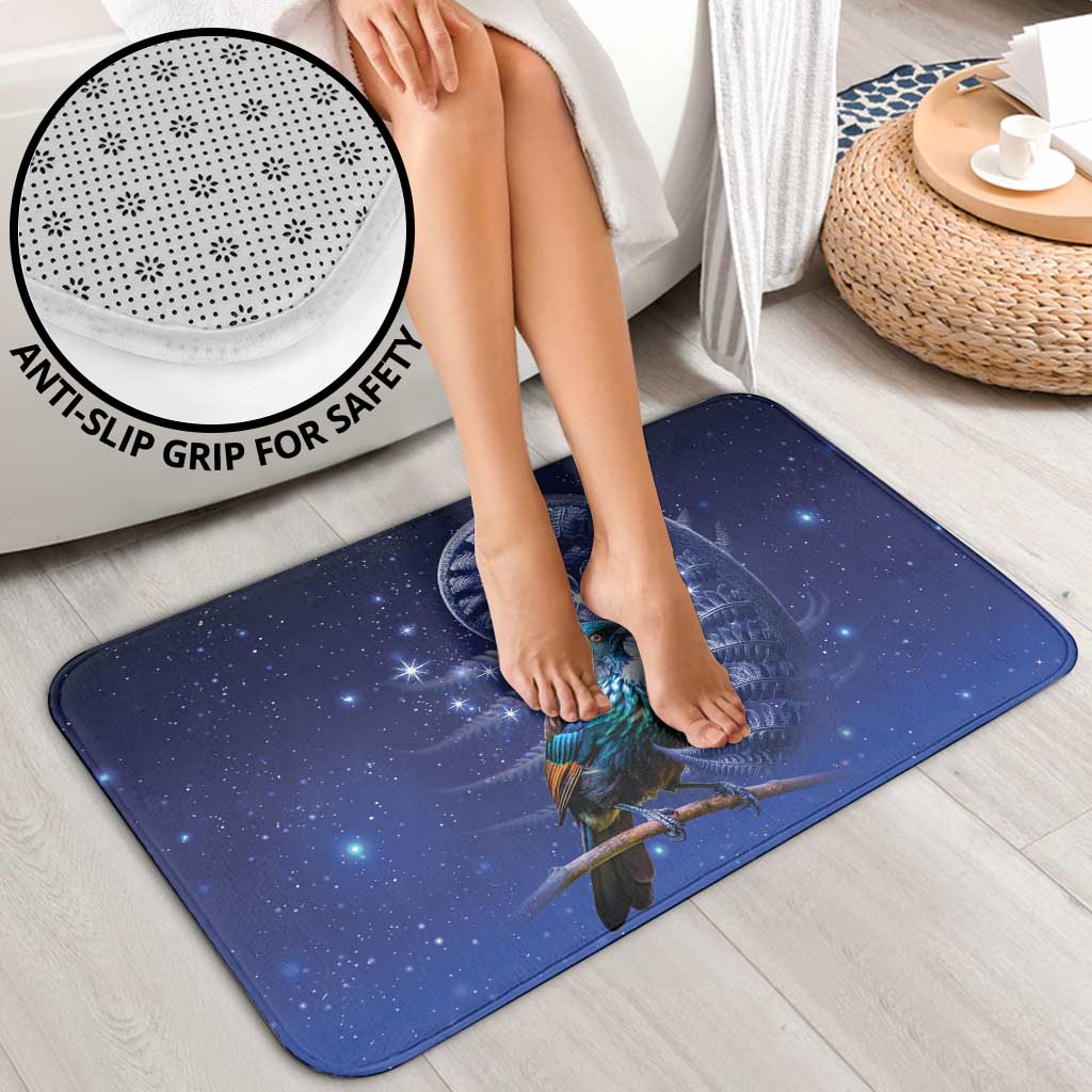 Tui Bird Matariki Galaxy Bathroom Set Koru Silver Fern Aotearoa