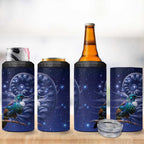 Tui Bird Matariki Galaxy 4 in 1 Can Cooler Tumbler Koru Silver Fern Aotearoa