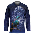 Tui Bird Matariki Galaxy Hockey Jersey Koru Silver Fern Aotearoa