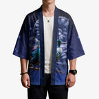 Tui Bird Matariki Galaxy Kimono Koru Silver Fern Aotearoa