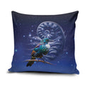 Tui Bird Matariki Galaxy Pillow Cover Koru Silver Fern Aotearoa
