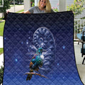 Tui Bird Matariki Galaxy Quilt Koru Silver Fern Aotearoa