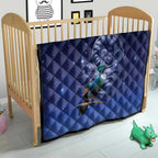 Tui Bird Matariki Galaxy Quilt Koru Silver Fern Aotearoa