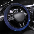 Tui Bird Matariki Galaxy Steering Wheel Cover Koru Silver Fern Aotearoa