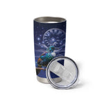 Tui Bird Matariki Galaxy Tumbler Cup Koru Silver Fern Aotearoa