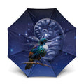 Tui Bird Matariki Galaxy Umbrella Koru Silver Fern Aotearoa