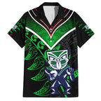 Personalised New Zealand Rugby Silver Fern Hawaiian Shirt The Maori Warriors LT9