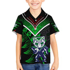 Personalised New Zealand Rugby Silver Fern Hawaiian Shirt The Maori Warriors LT9