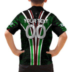 Personalised New Zealand Rugby Silver Fern Hawaiian Shirt The Maori Warriors LT9