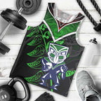 Personalised New Zealand Rugby Silver Fern Men Tank Top The Maori Warriors LT9